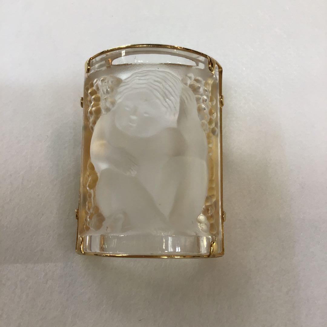 ヒロリン　　　ラリック　ブローチ　アンファンエンジェル