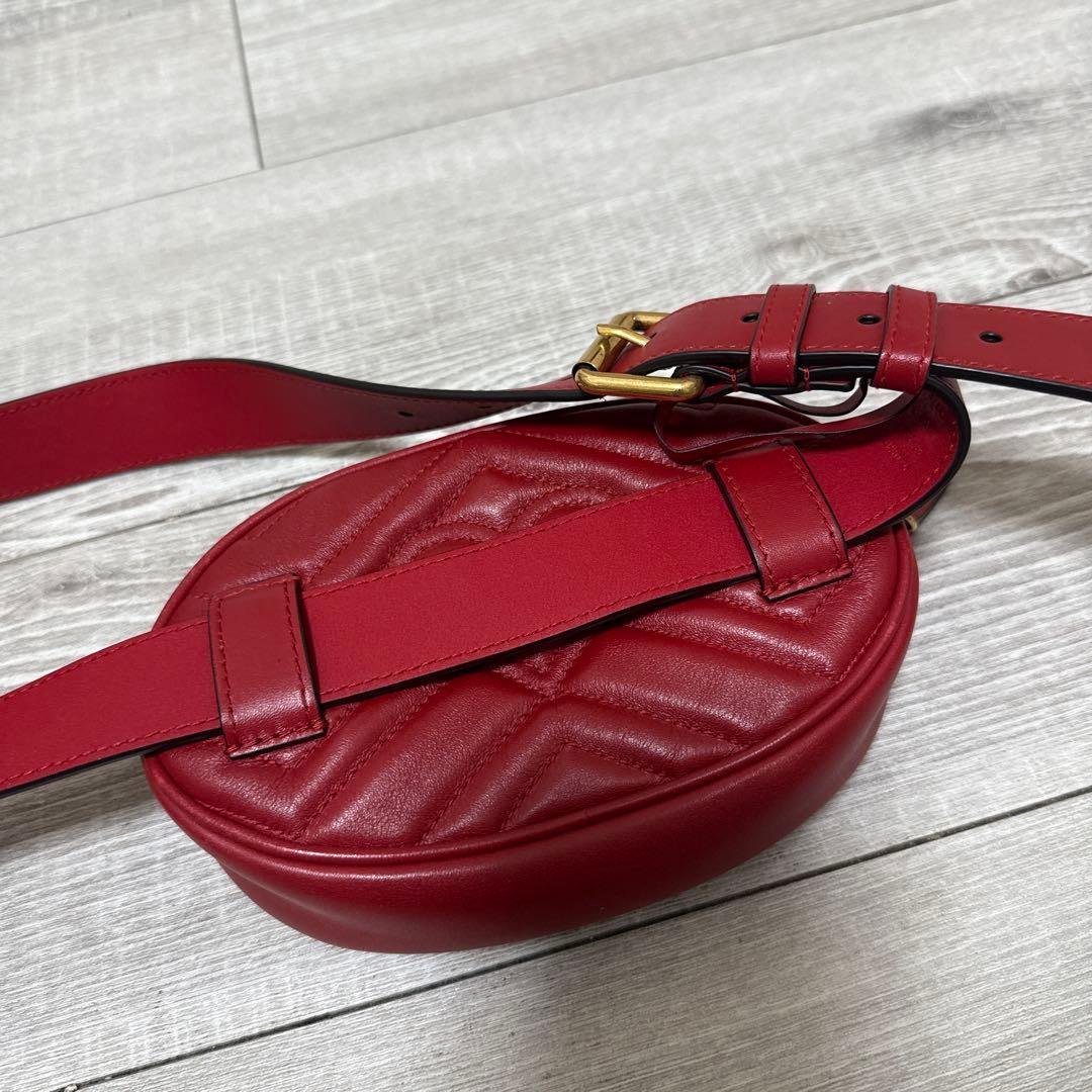 GUCCI グッチ GGマーモント ベルトバッグ ボディバッグ