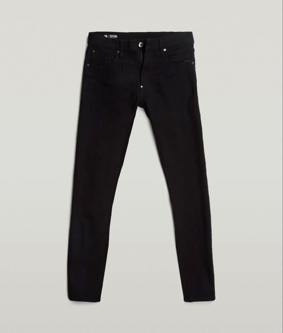 G-STAR REVEND SKINNY JEANS 32/32 ブラック