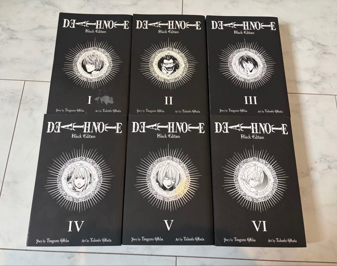 DEATH NOTE Black edition デスノート　英語版　全巻セット