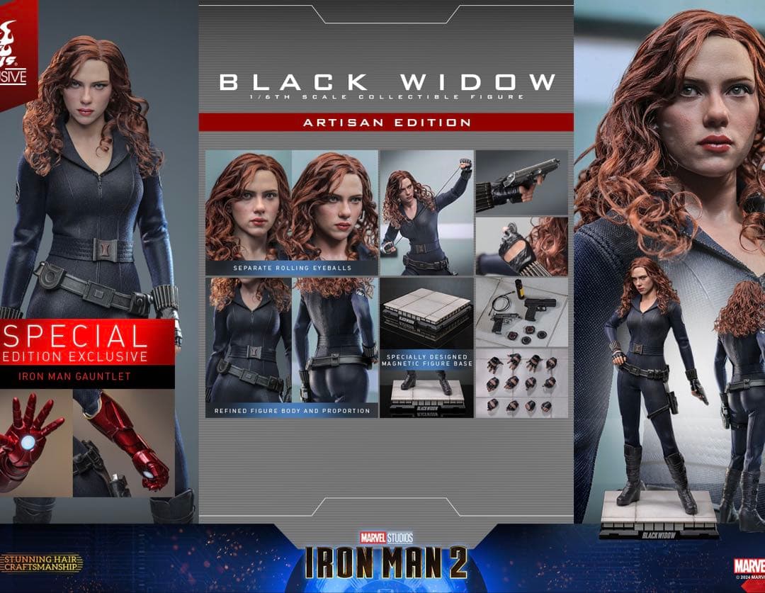 ホットトイズ ブラックウィドウ アイアンマン2 アルチザン トイサピエンス限定