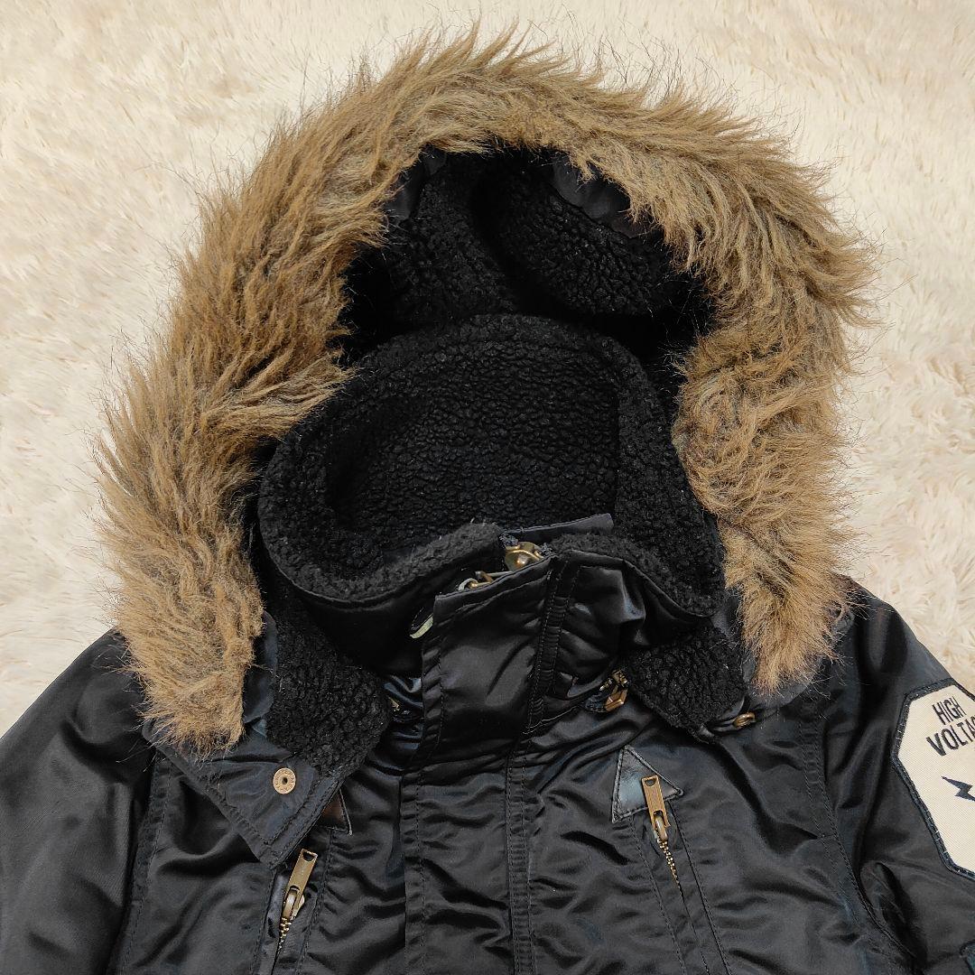 希少✨ヒステリックグラマー 2WAY ワッペン 中綿入りミリタリーコート