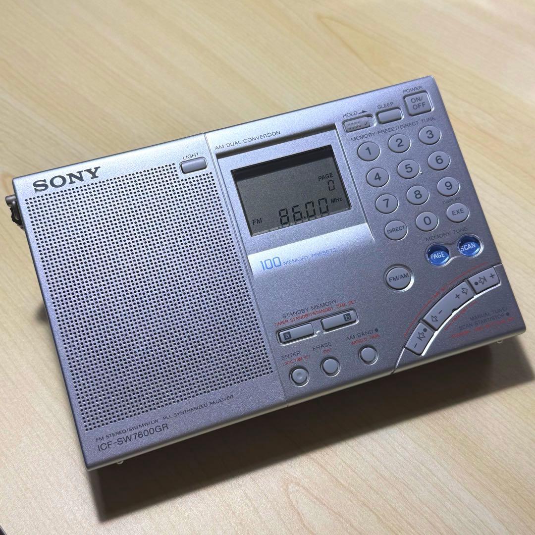 ラジオ・コンポ SONY ICF-SW7600GR