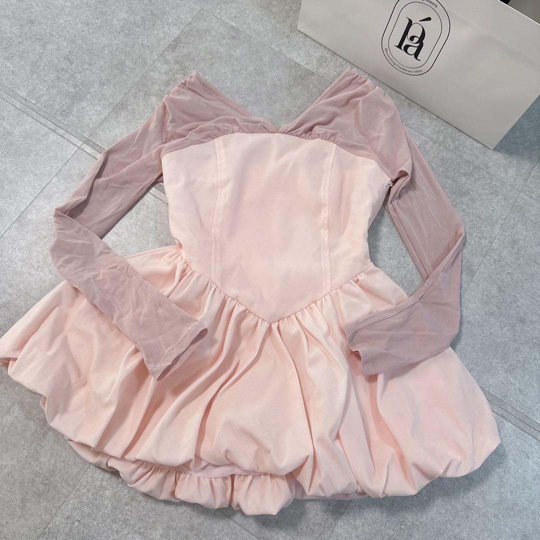 【新品】polaura ベロアビスチェバルーントップス