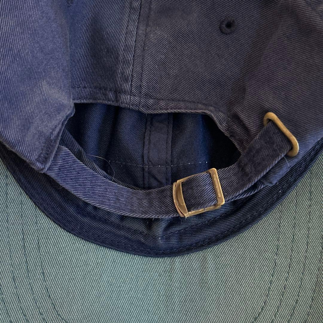 【希少】POLO SPORT キャップ Vintage USA ネイビー 90s