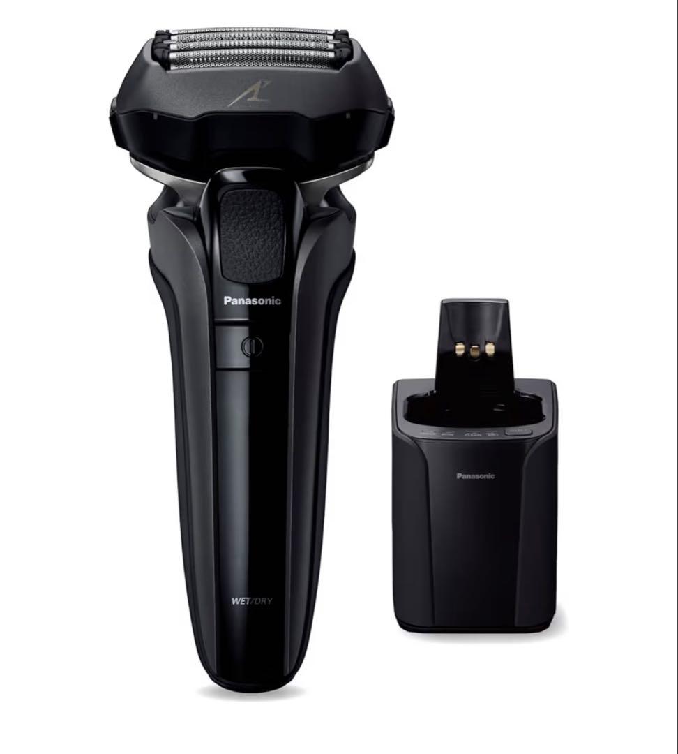 パナソニック ラムダッシュPRO 5枚刃 全自動洗浄充電器 お風呂剃り可 黒