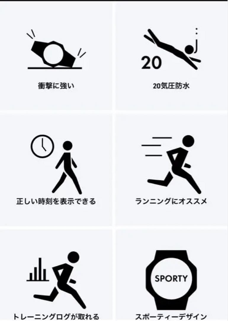 G-SHOCK GBD-300-1JF ブラック デジタル腕時計