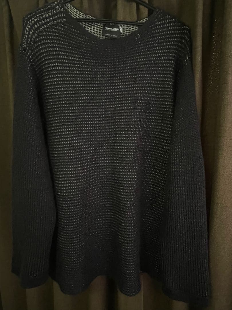 志*村様 Giorgio Armani モヘア　メッシュ　ニット
