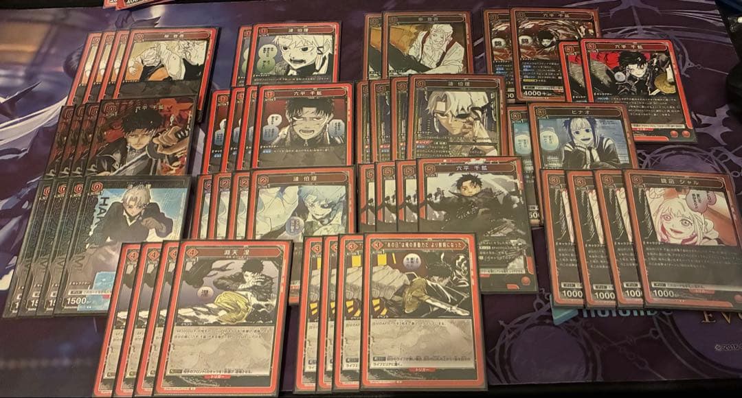 24時間以内発送　赤カグラバチ　千鉱伯理デッキ+パーツ　プロモ付き　ユニアリ