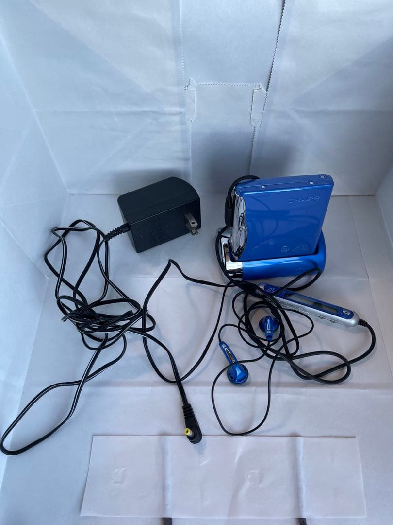 SHARP シャープ MD プレーヤー MD-DS55-A ブルー