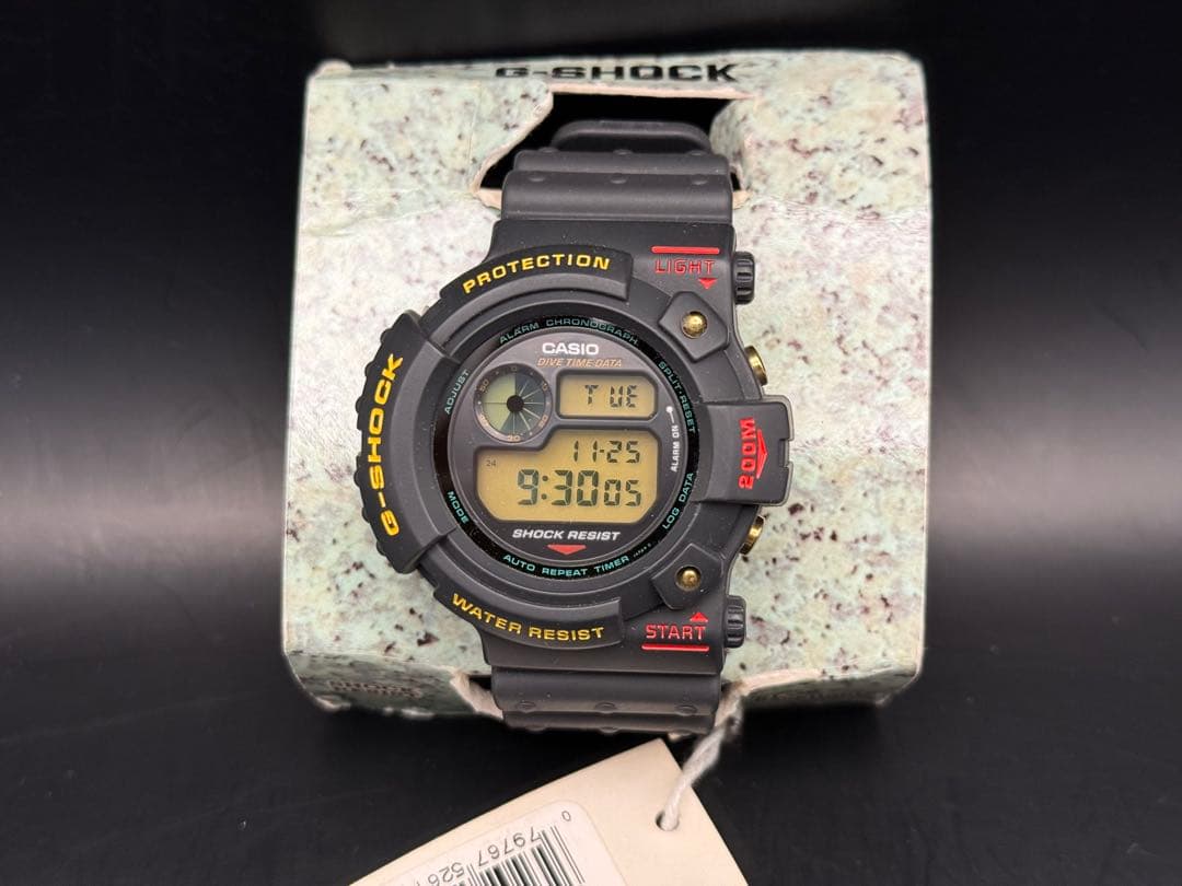 CASIO G-SHOCKフロッグマン DW6300 初代タグ箱説明書 未使用品