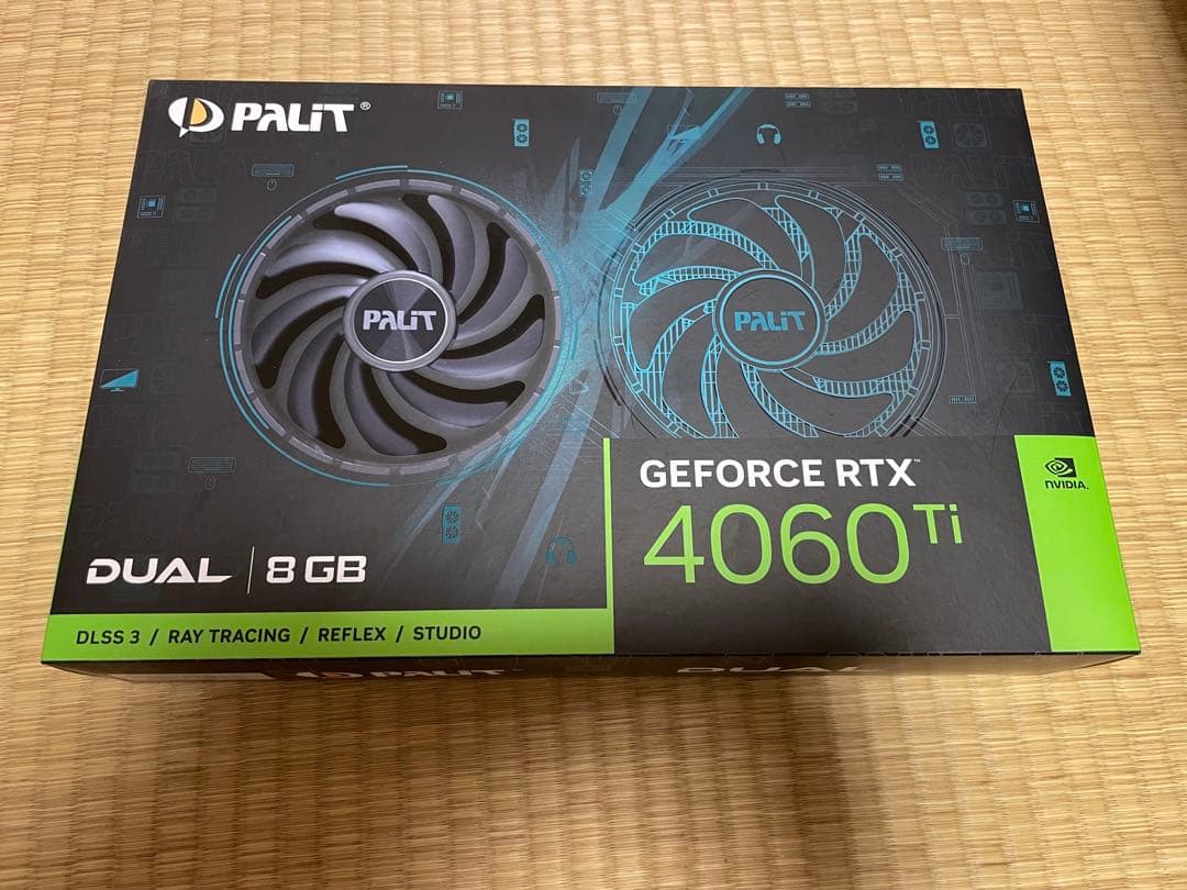 グラフィックボード・グラボ・ビデオカード PALIT GEFORCE RTX 4060Ti 8GB