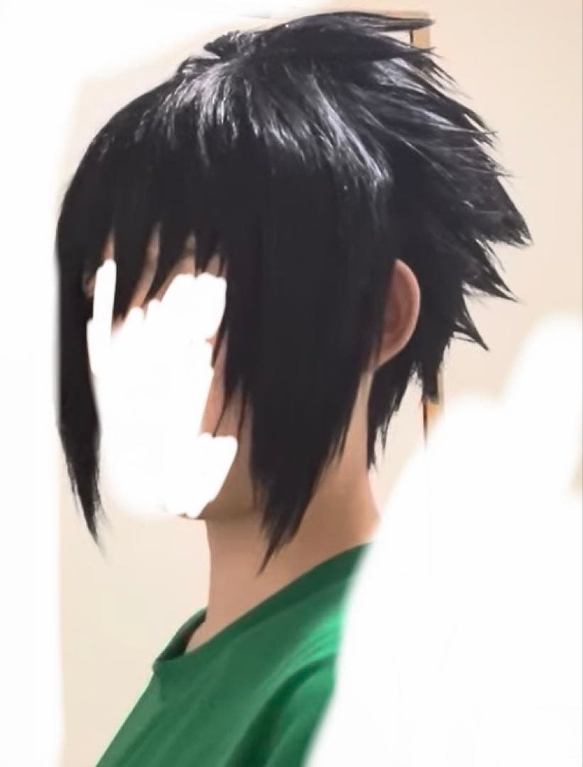 NARUTO うちはサスケ コスプレ衣装 ウィッグ付き