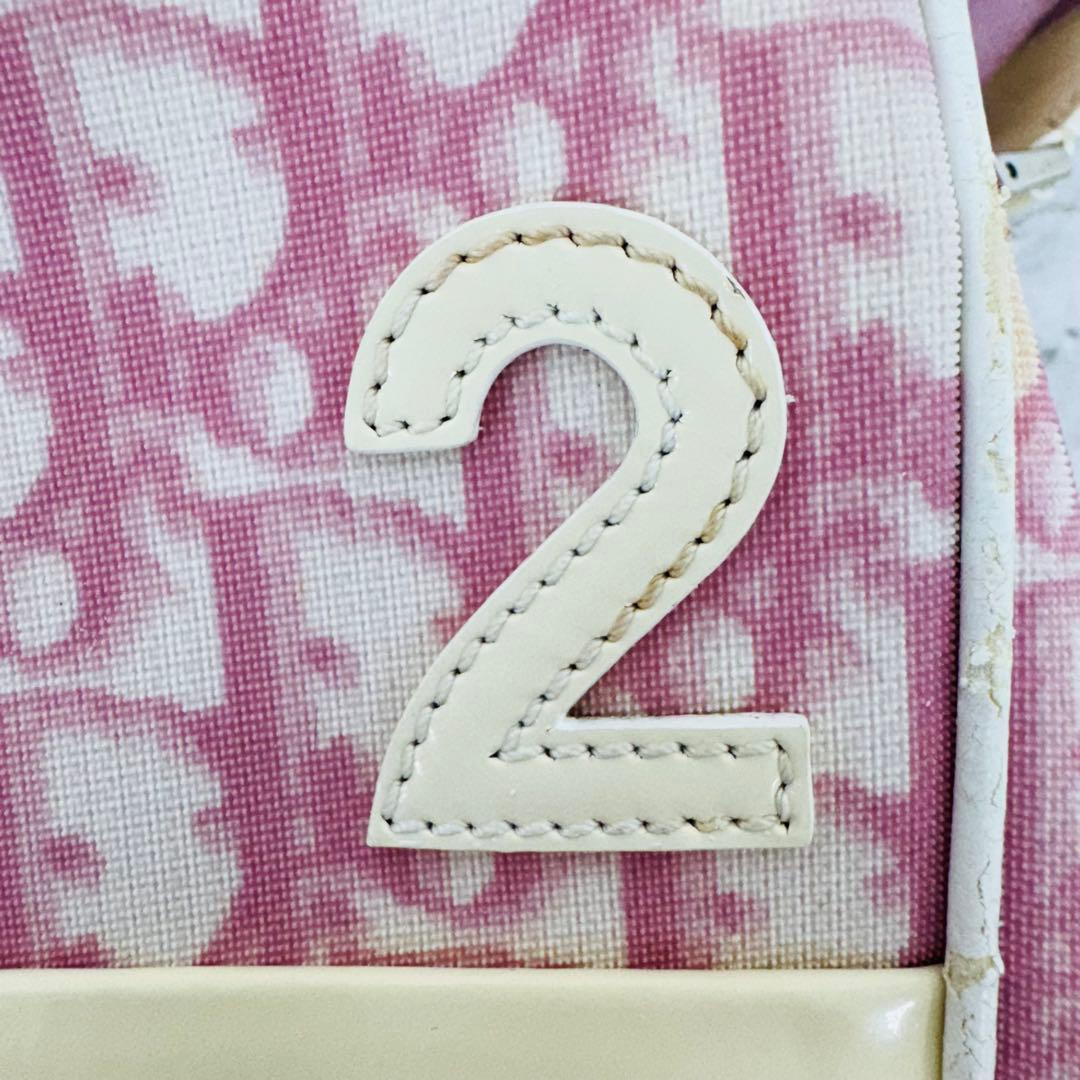 ✨Dior✨ディオール✨トロッター柄✨キャンバス✨ピンク✨ショルダーバッグ✨