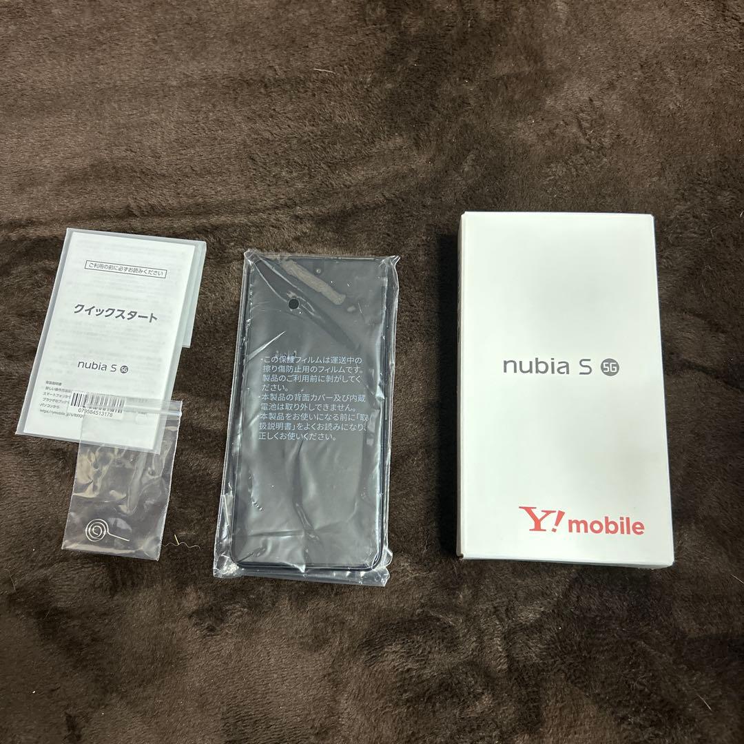 未使用品　nubia S 5G 本体