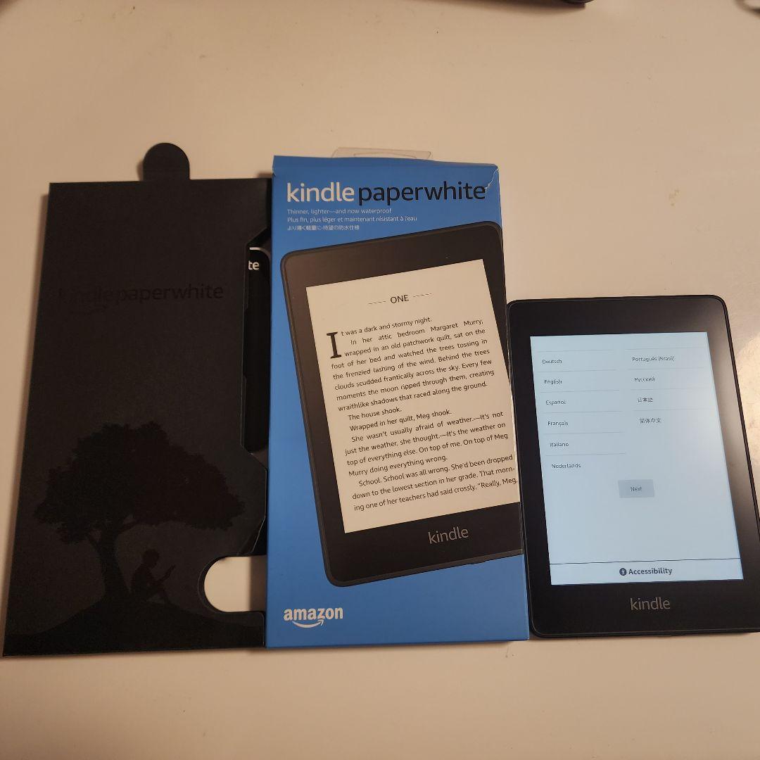 Kindle Paperwhite wifi+無料4G 32GB 黒 広告なし