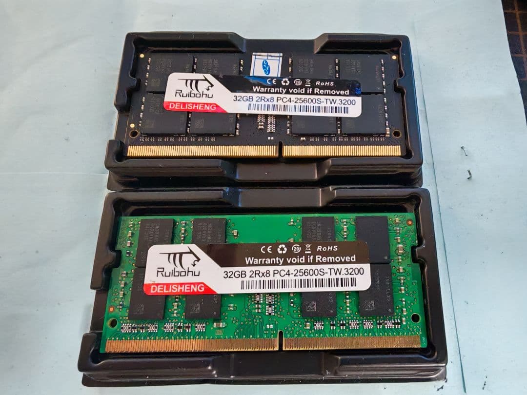 DDR4 2666 64G 32GX2 ノートPC用 メモリ