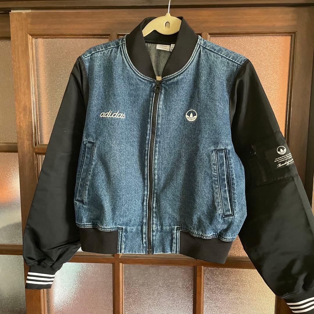 adidas デニム ブラック スタジャン Lサイズ