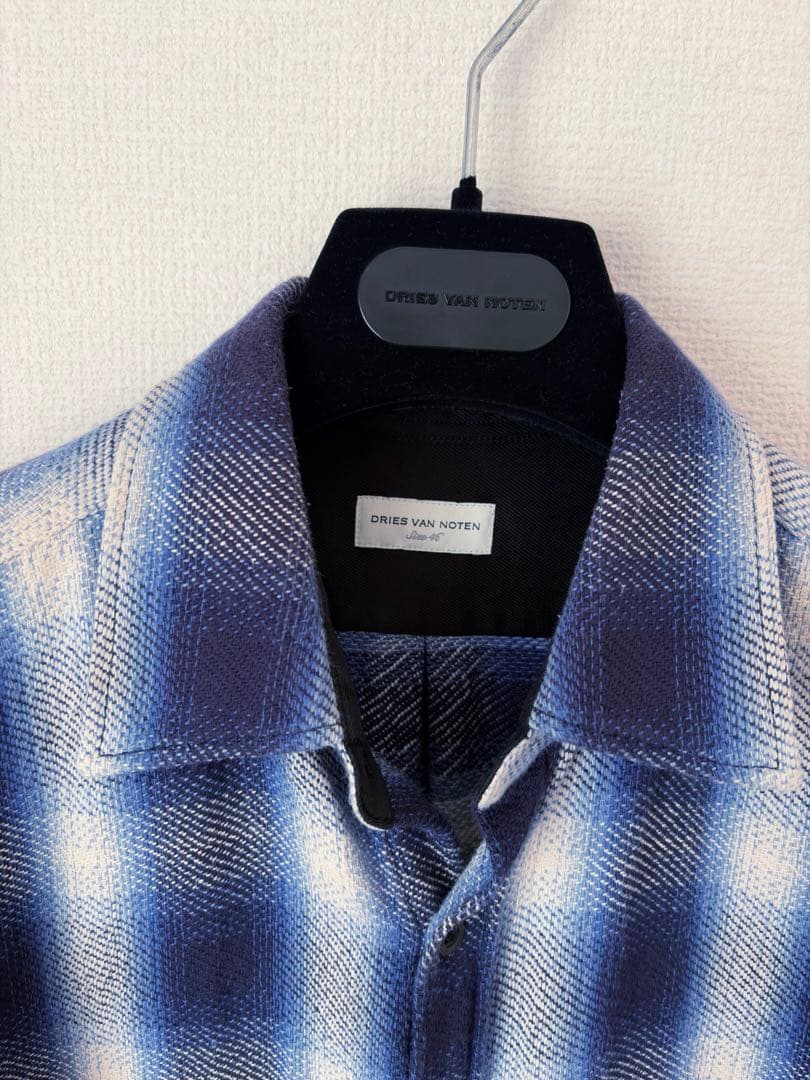 dries van noten 21aw ドリスヴァンノッテンオンブレネルシャツ