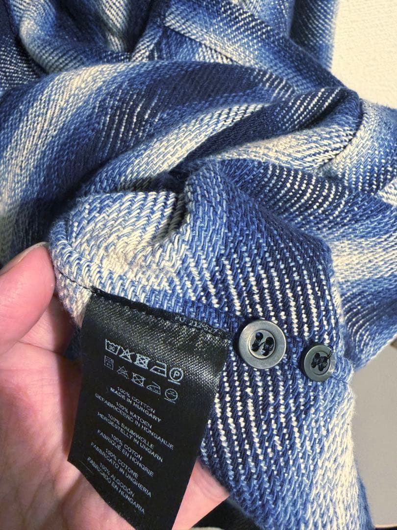 dries van noten 21aw ドリスヴァンノッテンオンブレネルシャツ