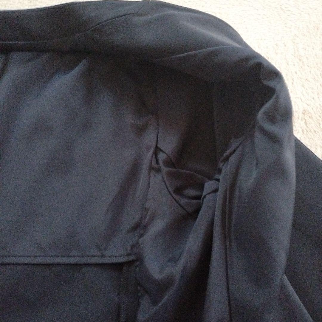 プラステノーカラージャケットパンツセットアッネイビーMサイズセレモニービジネス