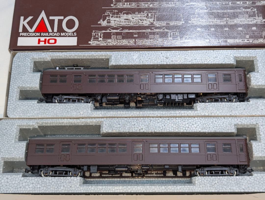 KATO　クモハ４１＋クハ５５　２両セット　【3-502】　HOゲージ