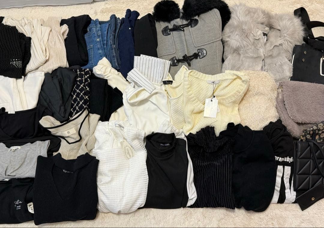 【今だけ値下げ中】 レディース服 大量 まとめ セット モノトーン シンプル