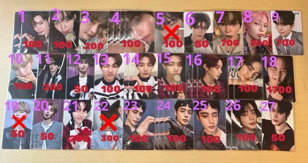 zb1 ゼベワン　トレカ　封入物