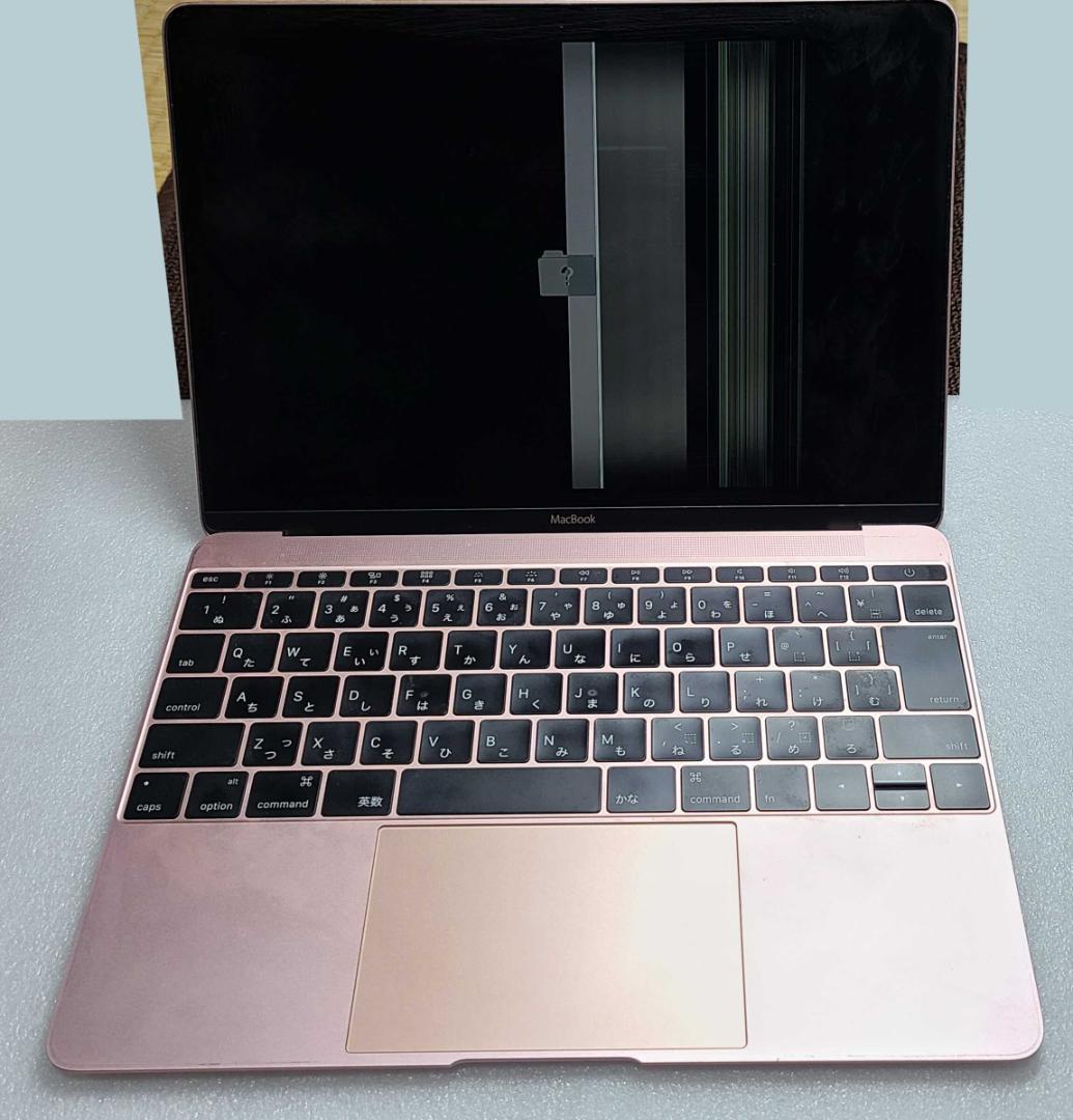 MacBook ローズゴールド 表示不良 12-inch, Early 2016