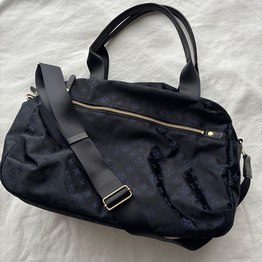 ラシット　ネイビーボストンバッグ