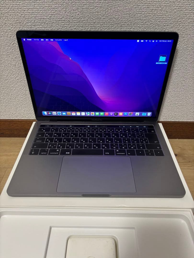 バッテリー良好 美品　i7 Macbook Pro 13インチ　A1706