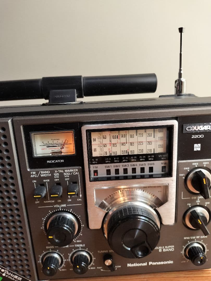 希少 National Panasonic Cougar 2200ラジオ