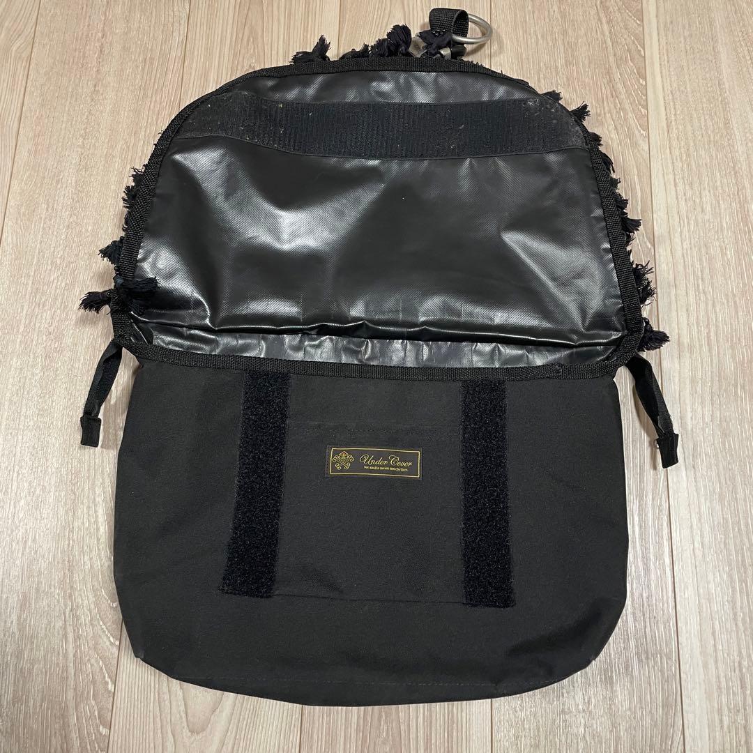 【希少黒】undercover 民族柄 転写 メッセンジャーバッグ scab