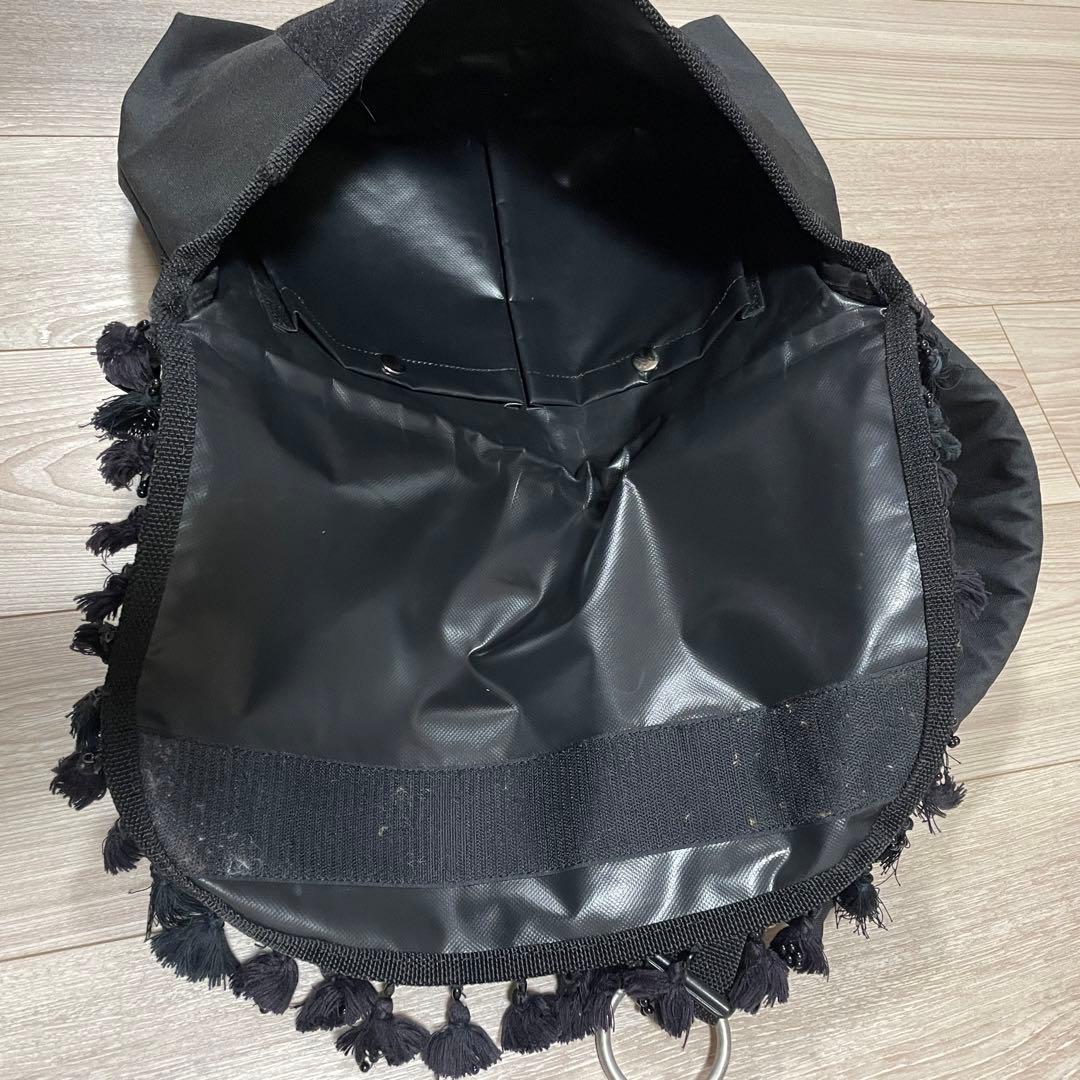 【希少黒】undercover 民族柄 転写 メッセンジャーバッグ scab