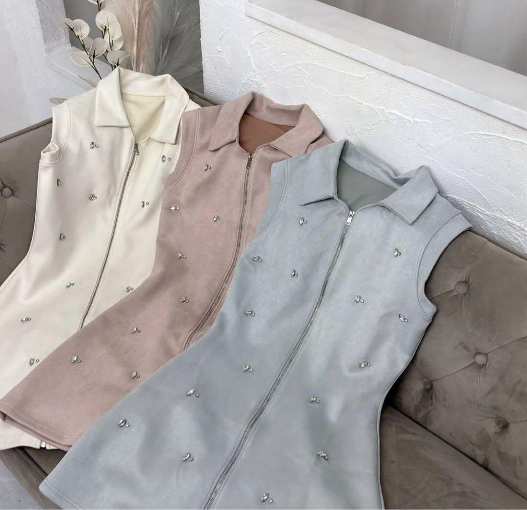 新品未使用 タグ付き Lumignon suède bijou op ブルー