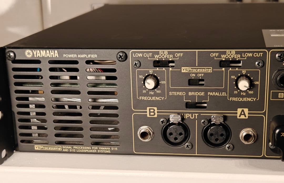 【動作確認済】YAMAHA P5000S パワーアンプ ヤマハ プロ用機材