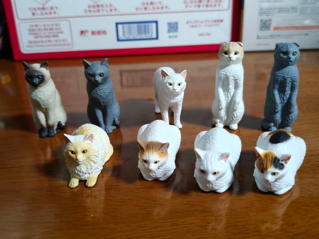ねこぶそう フィギュア9匹セット