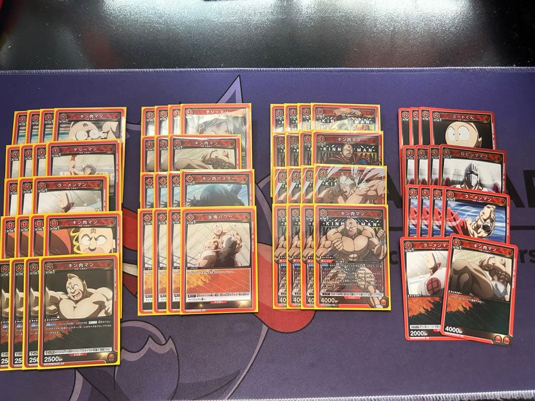 ユニオンアリーナ　キン肉マン　マシンガンズ　デッキ　調整パーツ付き