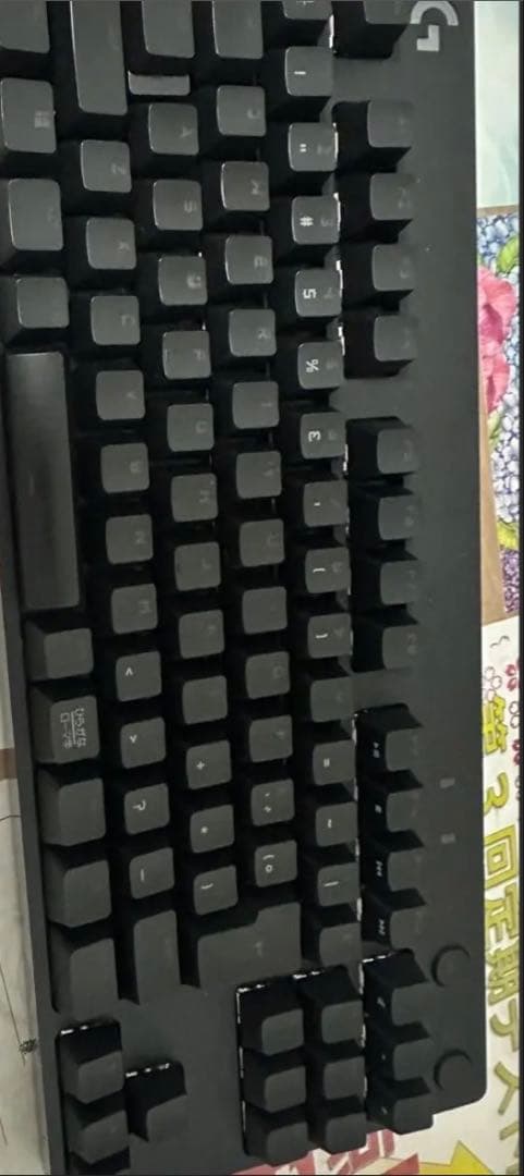 Logitech メカニカルキーボード 青色バックライト