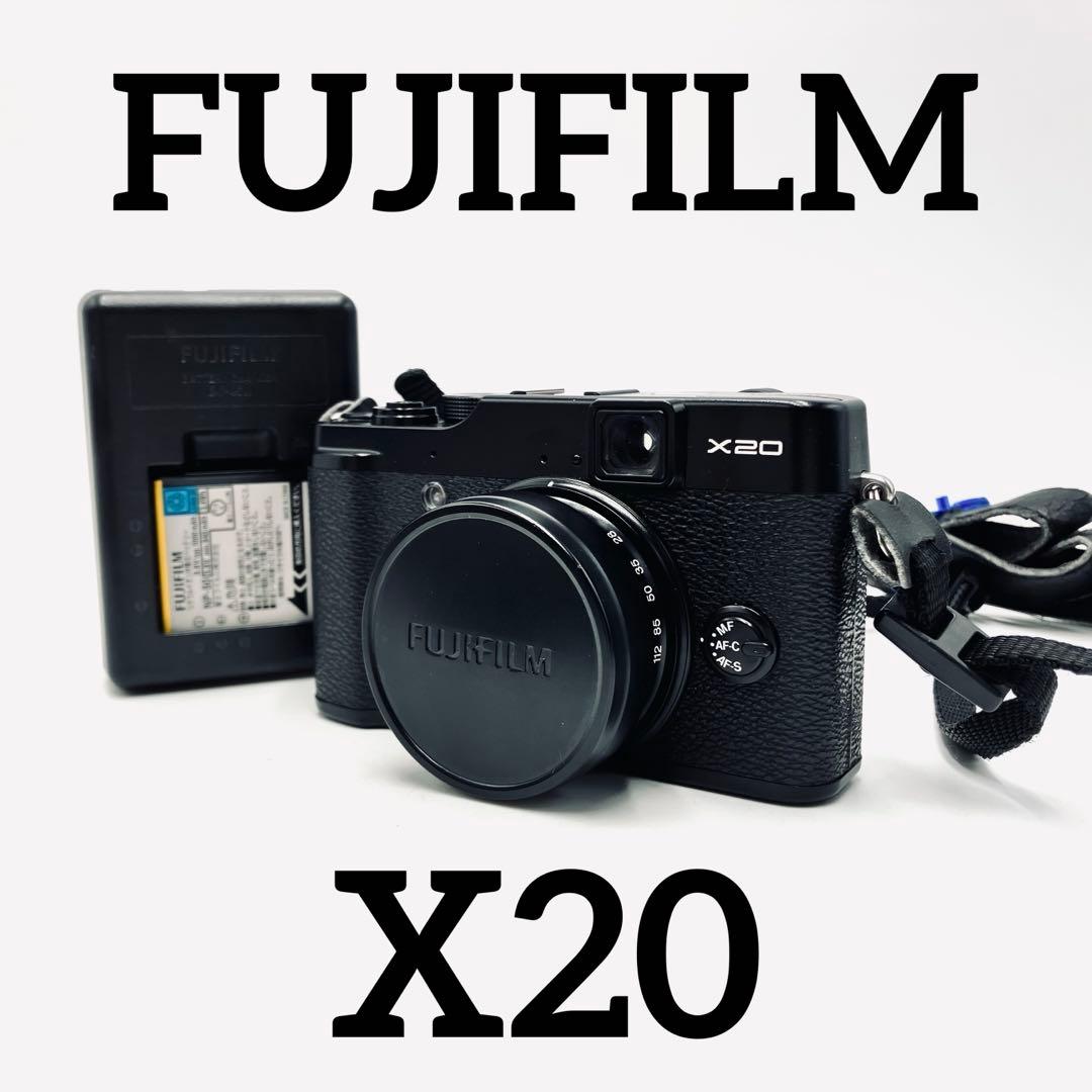 ❁大人気！❁FUJIFILM フジフィルム X20 プレミアムコンデジ ブラック
