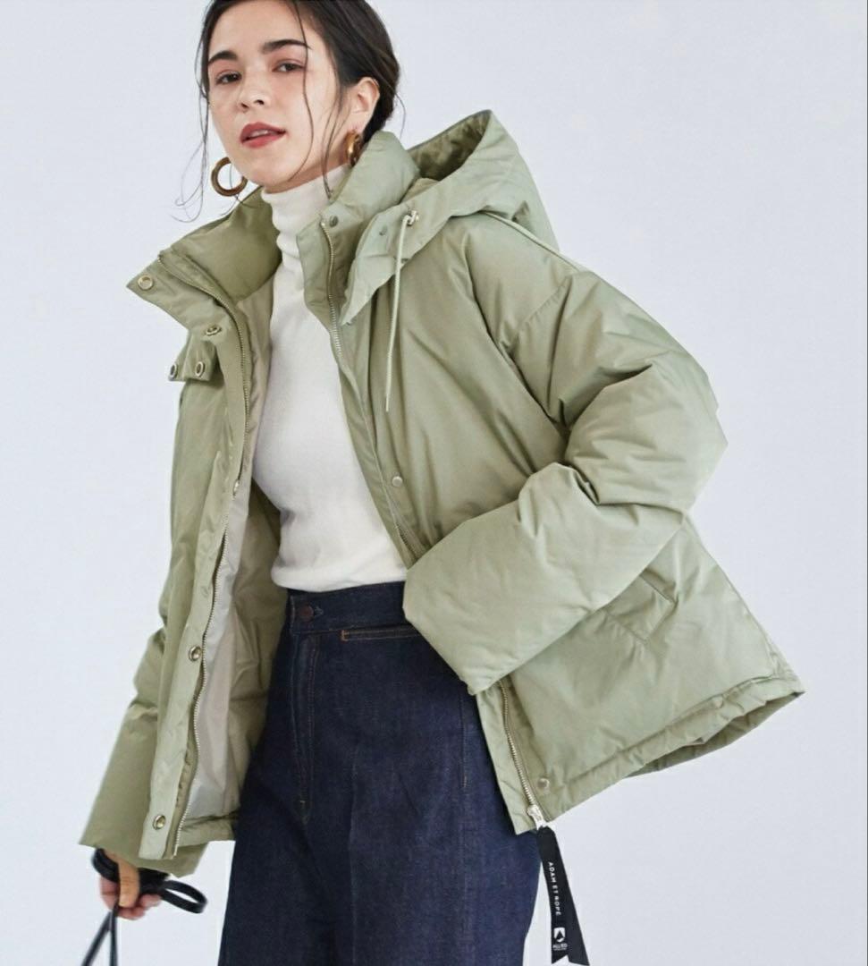 タグ付き未使用品　アダムエロぺ　ALLIED ショートダウン
