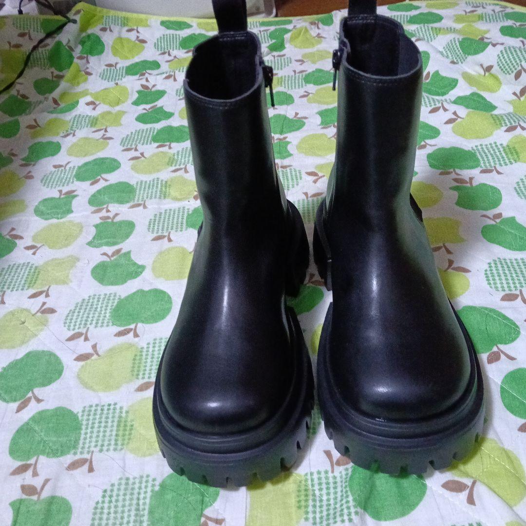 最終価格1月19日発売新作Lサイズメタルディジ-サイドゴアブーツ