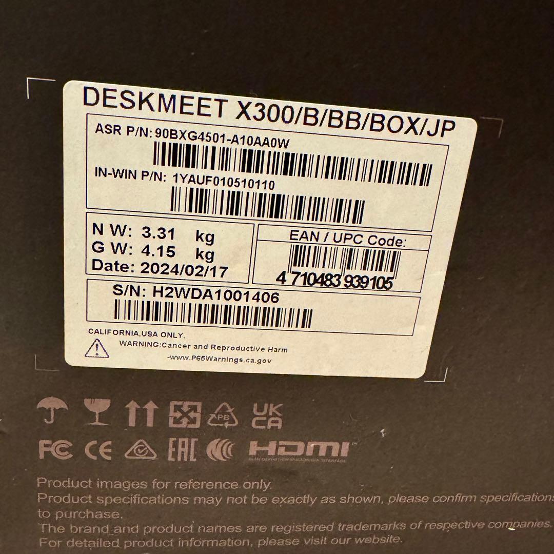 新品未使用 ASRock DESKMEET X300