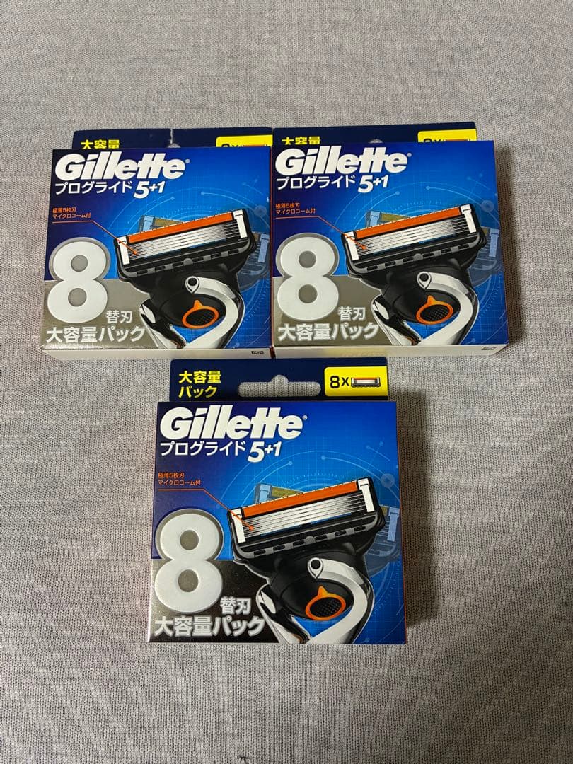 8箱セット　Gillette プログライド 5in1 替え刃 8パック