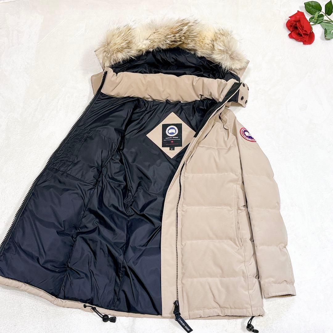 ほぼ未使用✨　カナダグース　ダウンジャケット　ベルビル　ベージュ　S