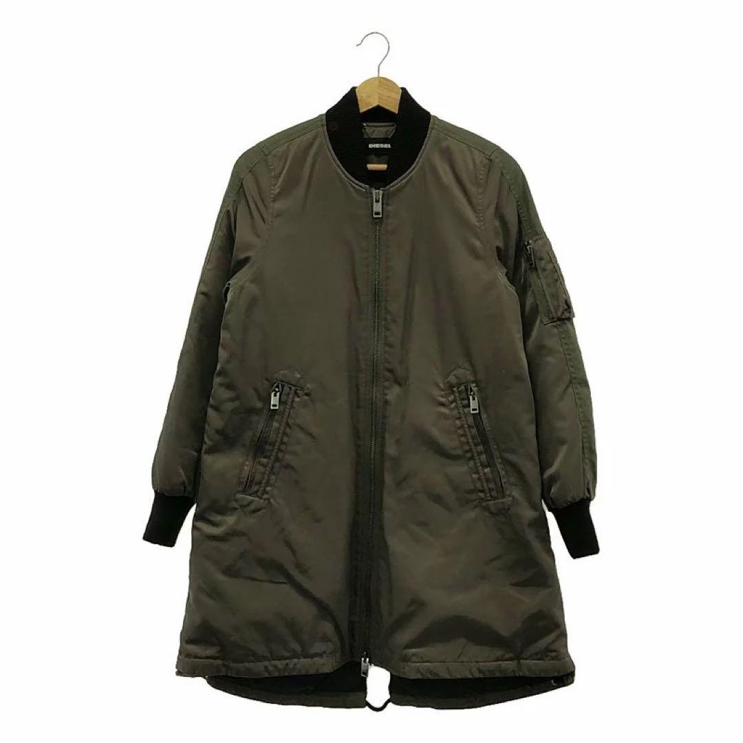 ディーゼル ロング MA-1 ミリタリージャケット レディース DIESEL