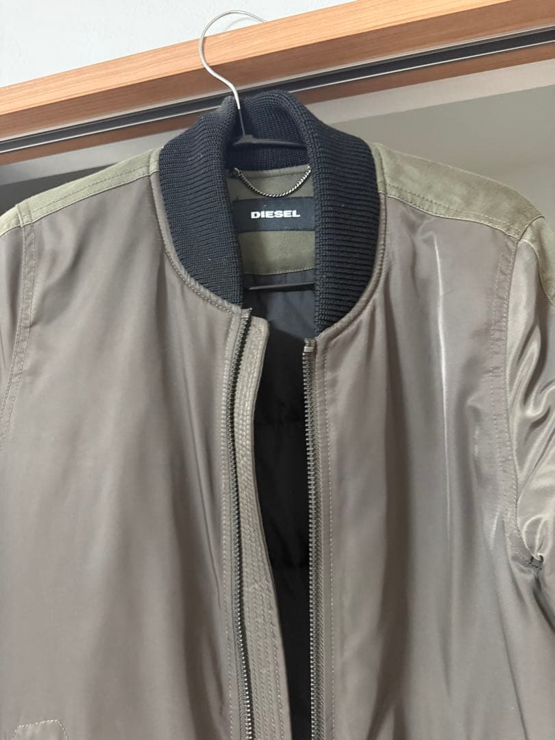 ディーゼル ロング MA-1 ミリタリージャケット レディース DIESEL