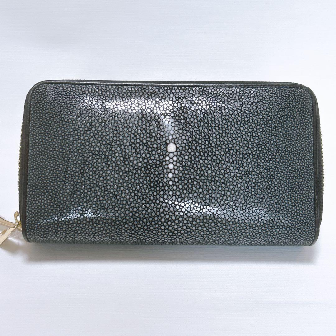 新品未使用✨レヴェッタ Revetta エイ革 長財布 ダブルラウンドファスナー