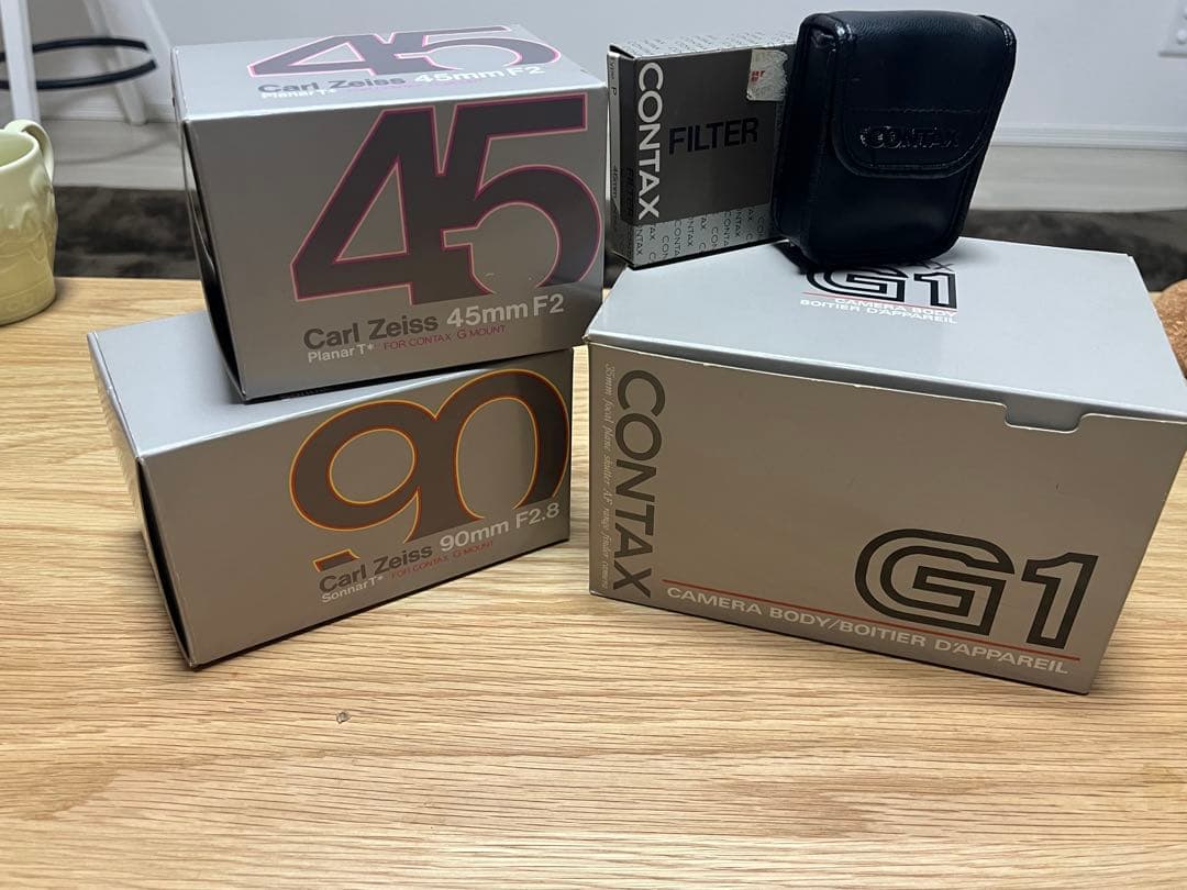 Contax G1 45mm 90mm ボディ レンズ コンタックス動作品