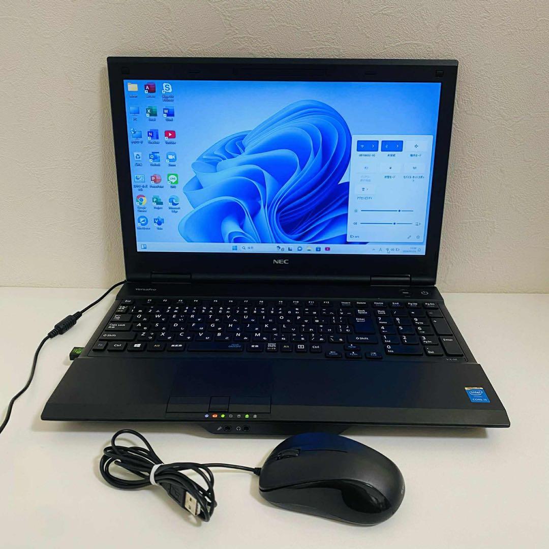 Y64 NECノートパソコン i5メモリ8G高速SSDサクサクWindows11